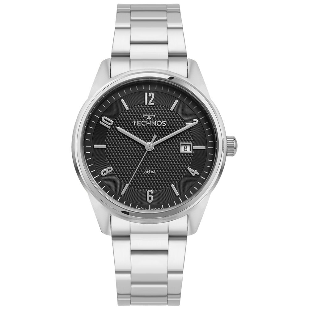Relógio Technos Masculino Steel Prata - 2115TWN/1P