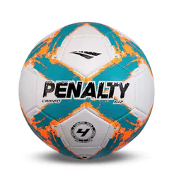 Bola Futebol Campo Penalty Giz N4 Pu Super Soft Branco/Verde