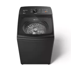 Máquina de Lavar Cinza Platinum Brastemp 14kg com Smart Sensor e Função Reduzir Tempo - BWJ14A9
