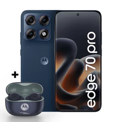 Kit Smartphone Motorola Edge 70 Pro 5G 256GB + Moto Buds 2 Plus