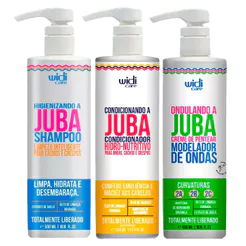 Kit Shampoo + Condicionador + Creme De Pentear Widi Care Ondulando a Juba
