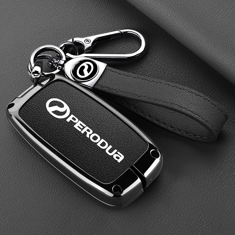 Beilu Big Car Toyota Capa protetora de chave de controle remoto adequada para PERODUA Lychee Padrão Capa de chave de lig
