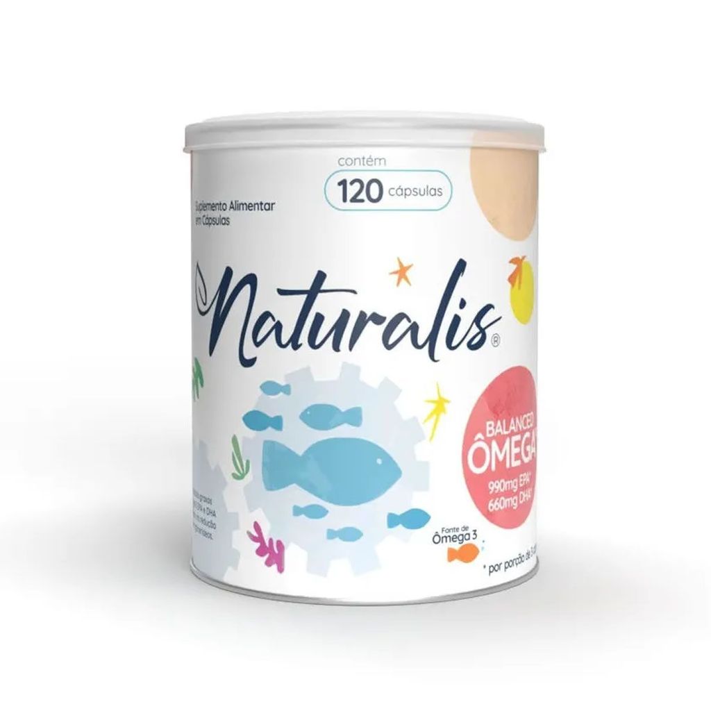 Balanced Ômega 3 - 120 Cápsulas - Naturalis em Oferta na Shopee