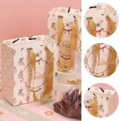 10 MINI SACOLA NATAL 16X7X13 GRAÇA 5213 ( JANGO NATAL 2025 )