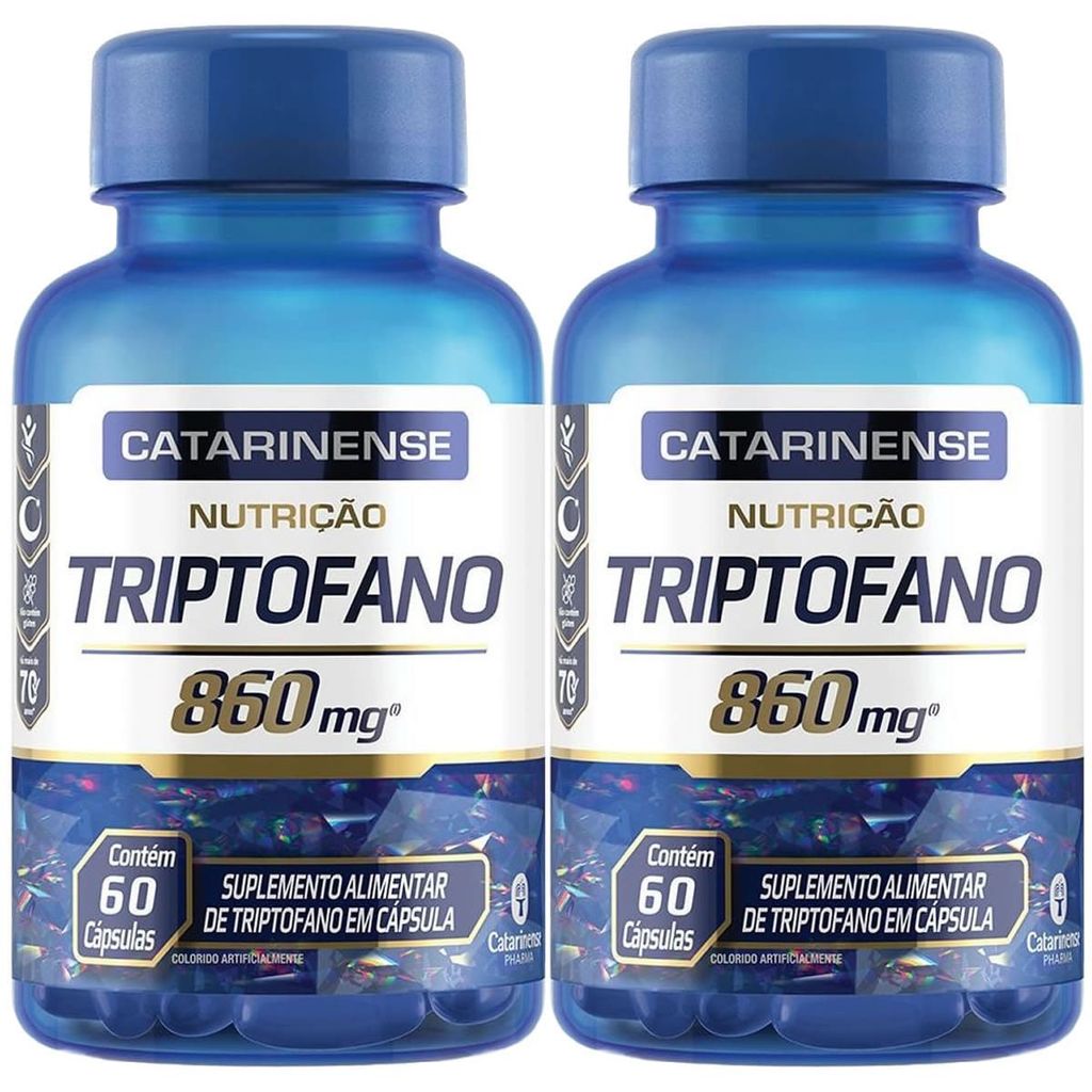 Kit 2X Triptofano - 60 Cápsulas - Catarinense Nutrição