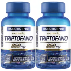 Kit 2X Triptofano - 60 Cápsulas - Catarinense Nutrição