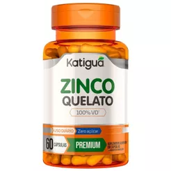 Zinco Quelato - 60 Cápsulas - Katiguá