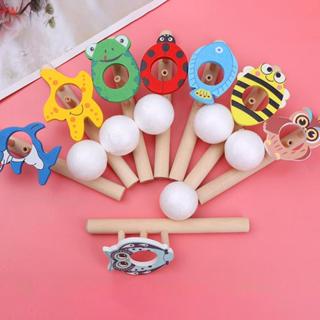 Brinquedos Exercitadores De Respiração Para Crianças Apito Flutuante Bolas De Tubo De Sopro Soprando Lançador De Balão E em Oferta na Shopee