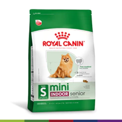 Ração Seca Mini Indoor Senior para Cães Idosos de Porte Pequeno com 8 Anos ou Mais 2,5Kg 2.5kg Royal Canin