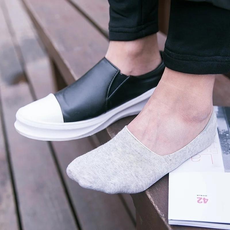1 Par Masculino Invisível Trainer Forro Meias Cor Sólida Simples No Mostrar Footsies Secretos Adultos Roupas Acessórios 