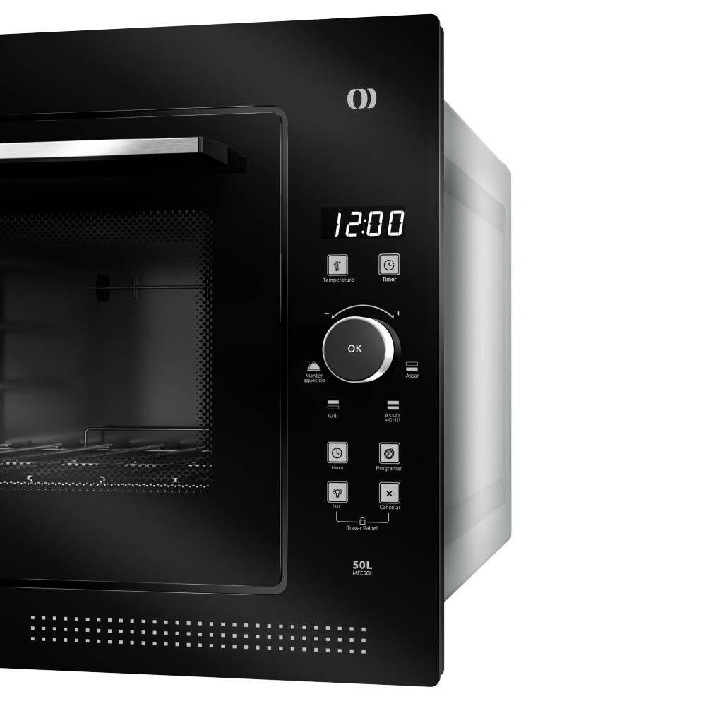 Forno Elétrico de Embutir Mueller 50L Preto 220V MFE50L · foto 2