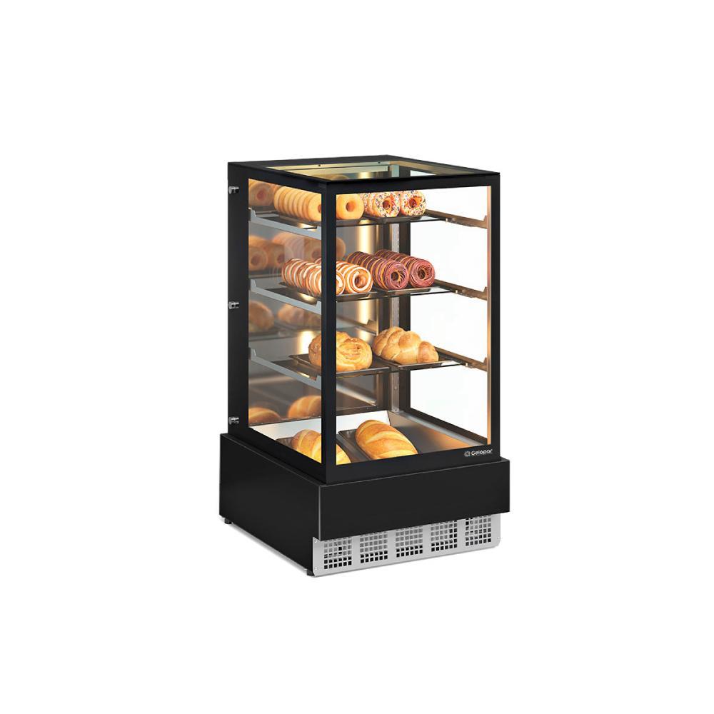 Vitrine Neutra Conveniência Gelopar MGEN-070 Preta