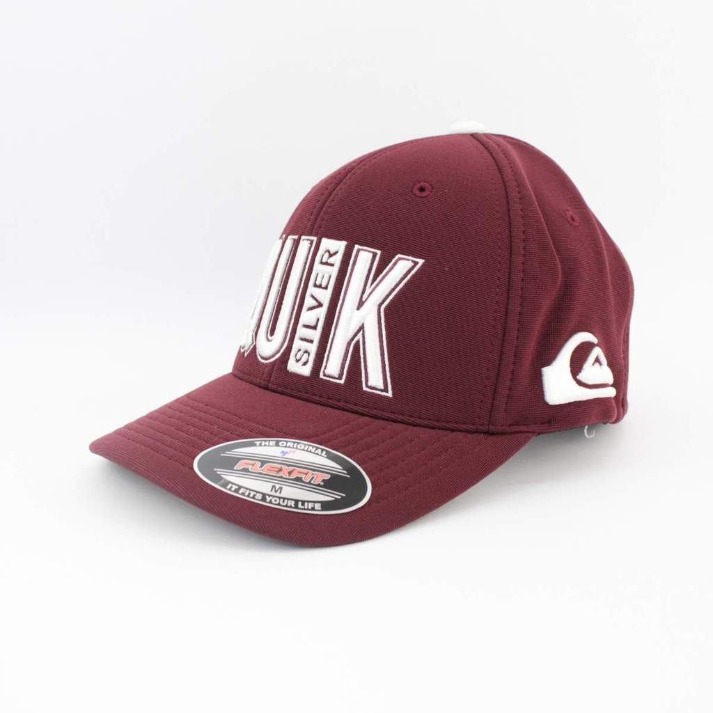 Boné Quiksilver Flexfit Emb Quik Outdoor Red Berry M