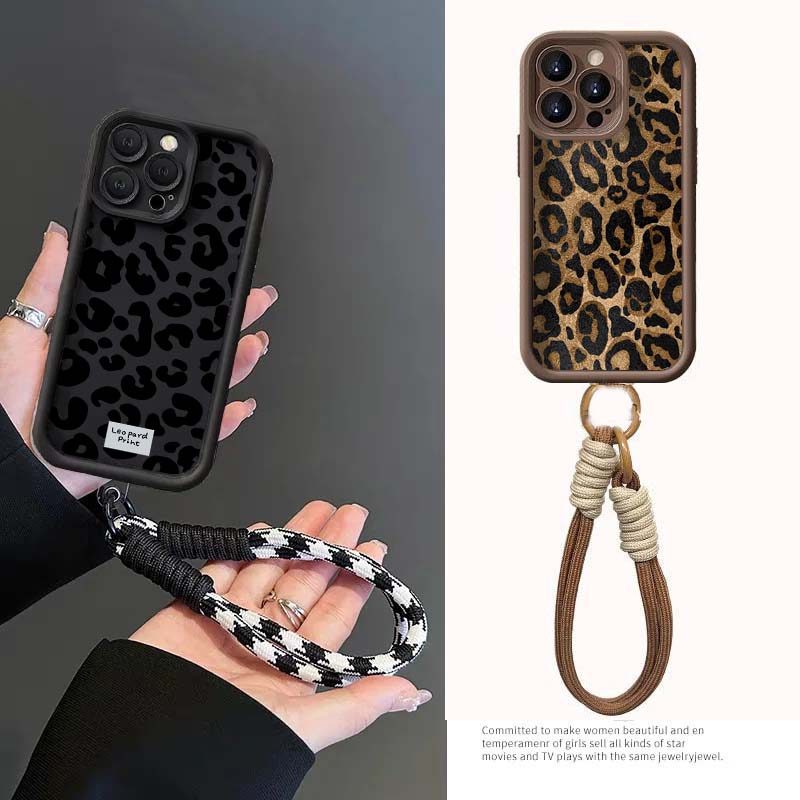 Capa De Telefone Com Estampa De Leopardo Para Motorola Moto G85 G86 G56 G24 G35 G14 G52 G84 G05 G34 G75 GPlay 2025 Luxur