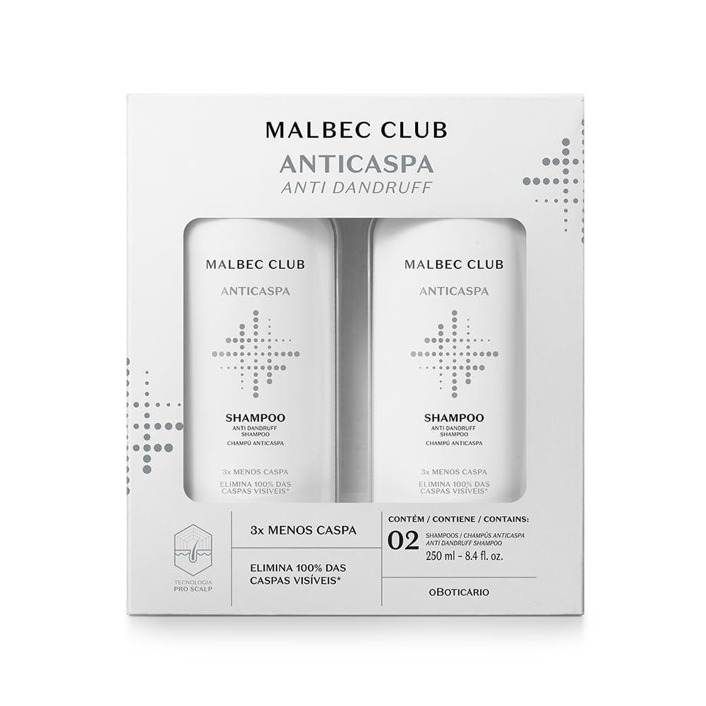 Oboticario kit presente malbec club anticaspa