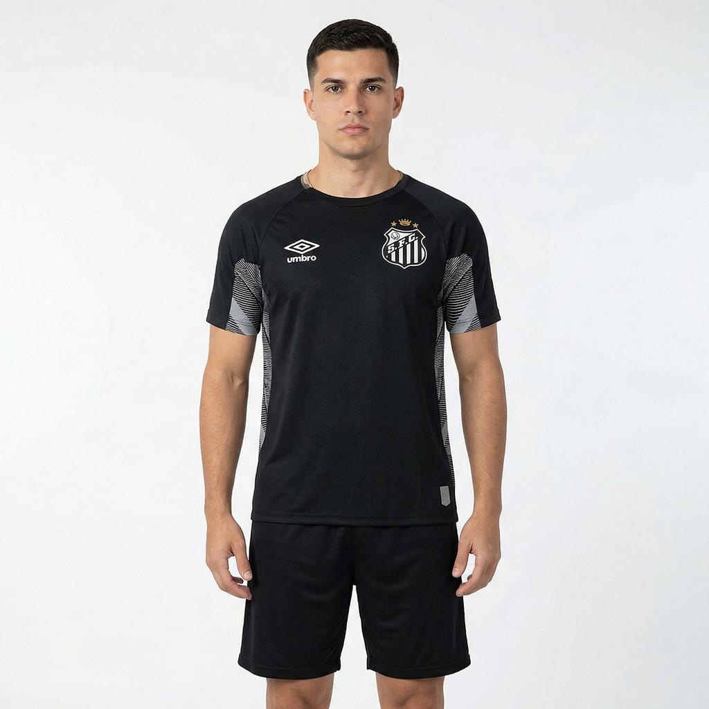 Camisa Umbro Santos Goleiro 2025 Preta