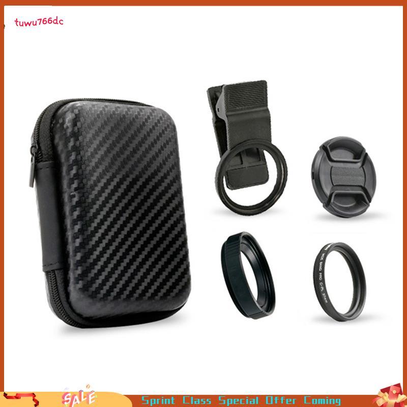 [Entrega Rápida BR] Lente Macro De Telefone Profissional HD Walking Way 4K 20X 37MM Filtro De Fotografia Close-Up Para F