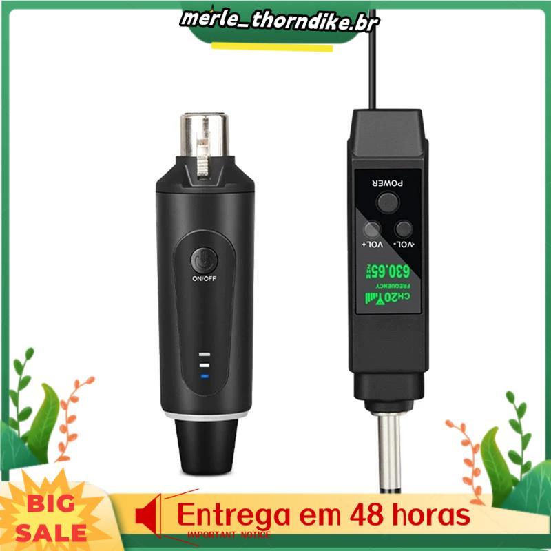 Conversor De Microfone Com Fio De 2.4 Ghz Para Dinâmico Sem , Alcance De 150 Pés , Sistema PA , Mixer De Áudio