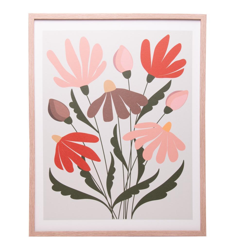Quadro Decorativo Milflores 40cm x 50cm MDF Wolff