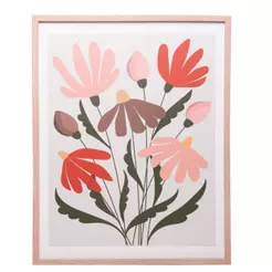 Quadro Decorativo Milflores 40cm x 50cm MDF Wolff