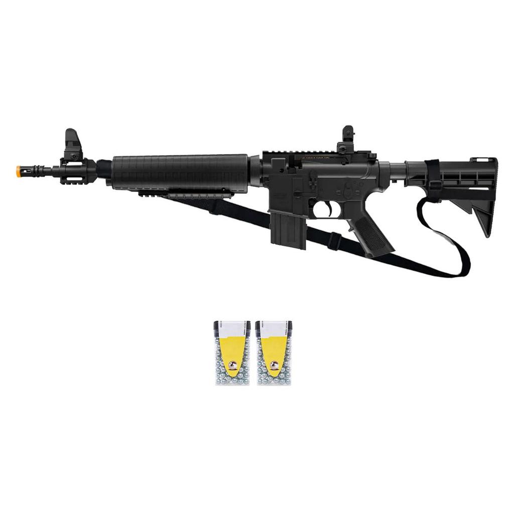 Carabina de Pressão Multi Pump M4 177 4.5mm - Crosman + 600 Esferas + Bandoleira
