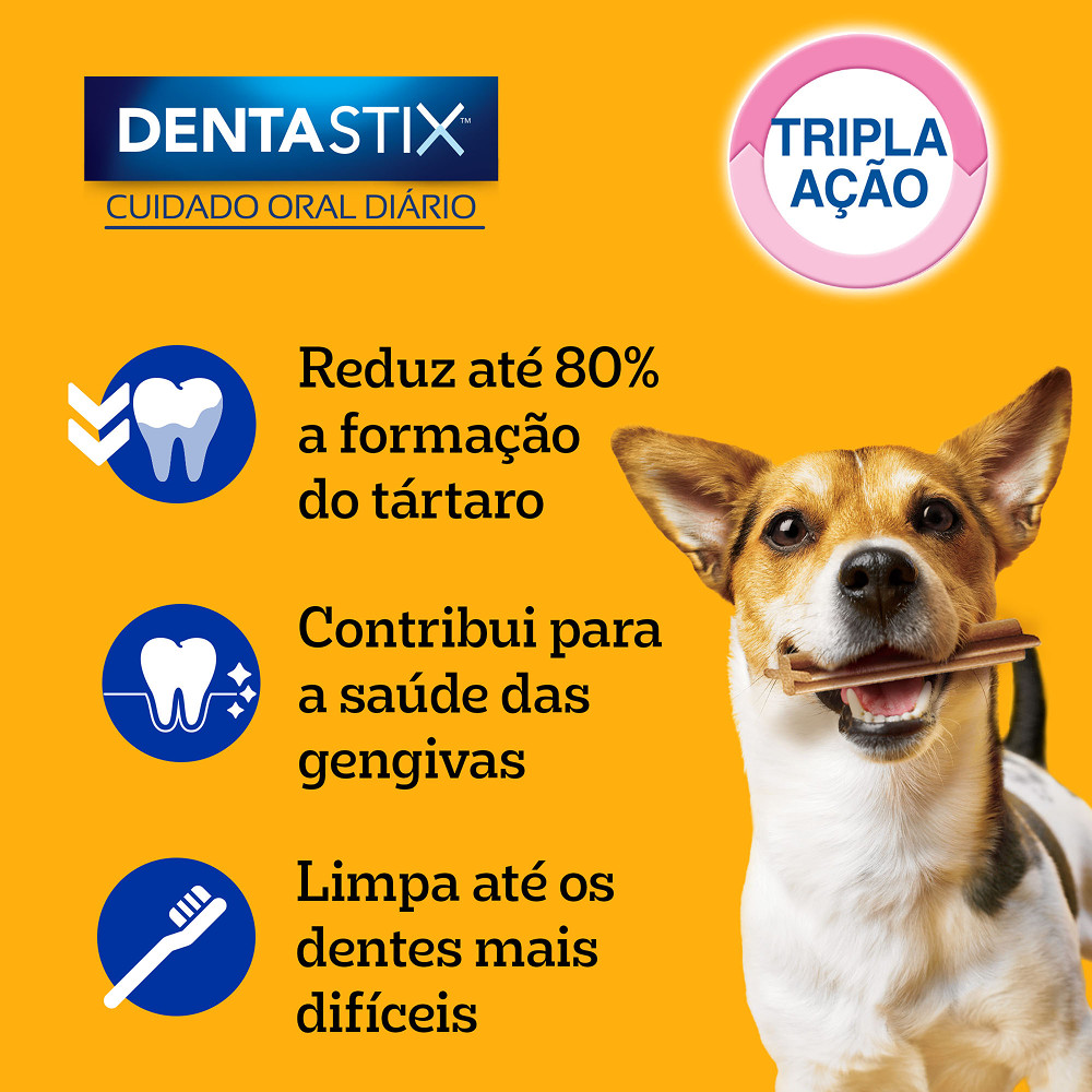 Pedigree Dentastix Cães Raças Pequenas 7 Sticks 110g · foto 2
