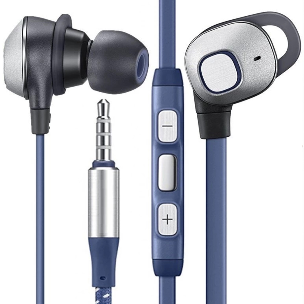 Fone Ouvido Com Microfone C/ Cabo De Corda Nylon Cabo P2 S9 Compatível Samsung M