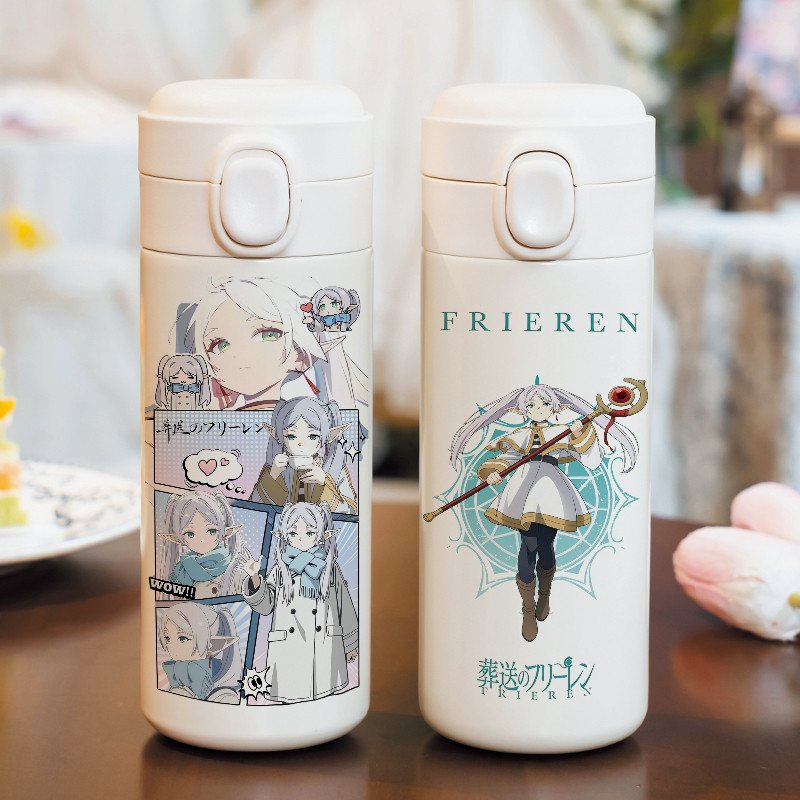 Enterrado Fliren Cup Thermos Cup Anime Merchandise Water Cup Garrafa de água potável direta com tampa Pop
