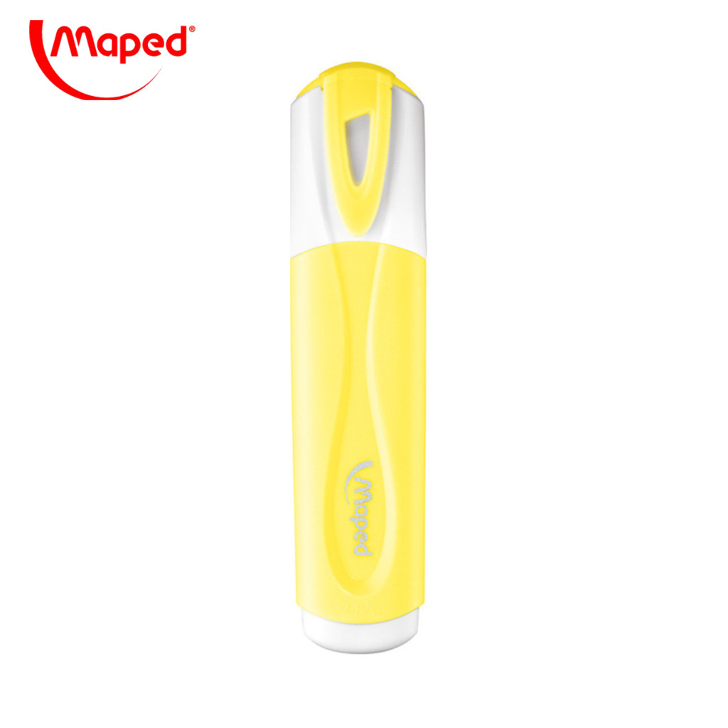 Marca Texto Fluo’peps Classic Tons Pastel - Maped Cor:Amarelo Pastel