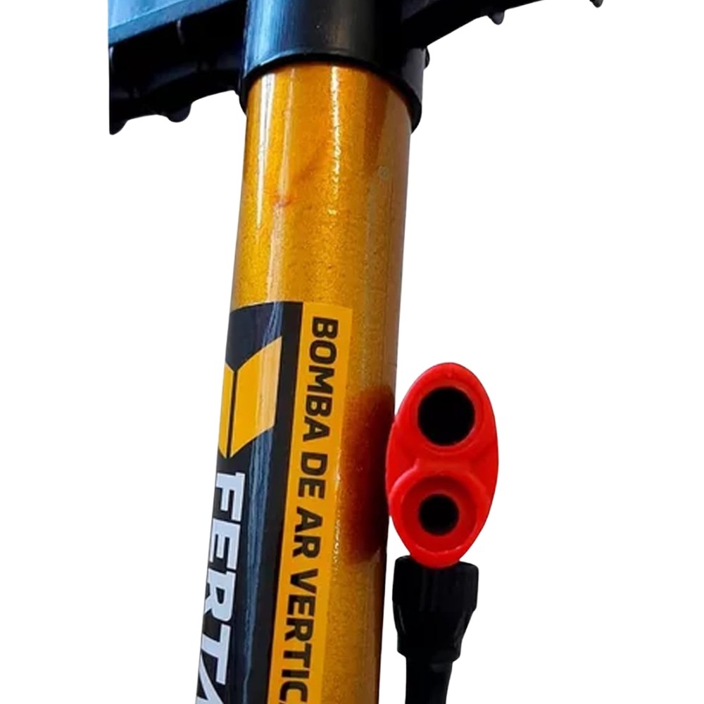 Bomba de Ar De Mão Vertical Plástica 30cm Fertak — imagem 2 de 2