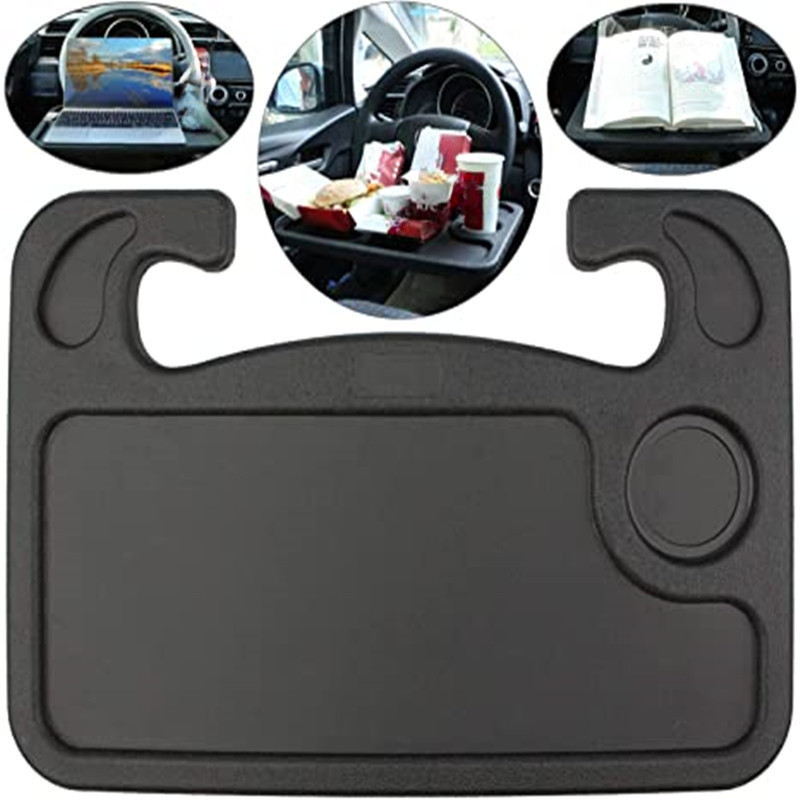 2 Em 1 Volante Mesa Suporte De Montagem Comer Trabalho Bebida Comida Bandeja De Café Placa Multifuncional Portátil De Ja