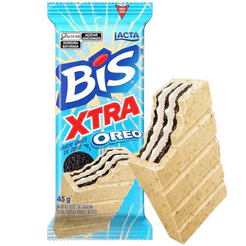 Bis Chocolate wafer branco Oreo Xtra Lacta 45g