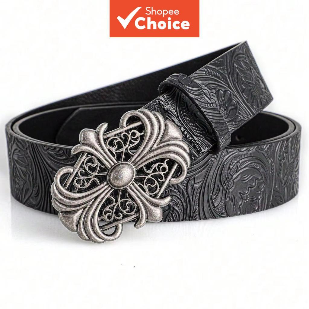 Novo Cinto Retrô Masculino Estilo Boêmio - Cinto Fashion Personalizado para Homens e Mulheres, Estilo Punk Rock Y2K -