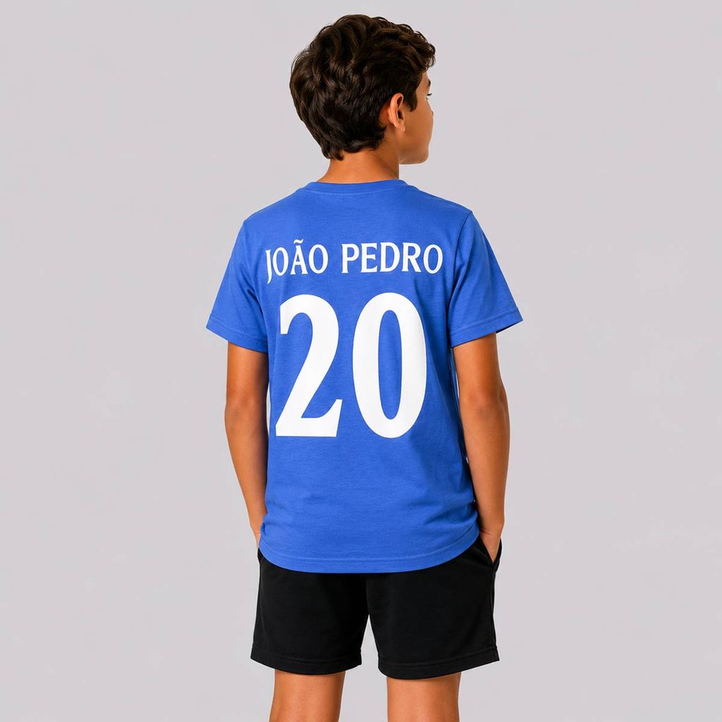 Camisa Chelsea João Pedro N° 20 Juvenil Azul