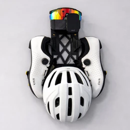 Suporte Equipamento de Ciclismo l Sapatilha, Capacete, Óculos e GPS Garmin IGPSports l Organização Bicicleta