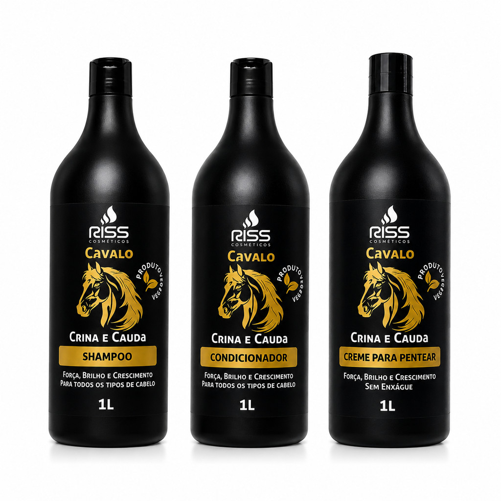 Kit Capilar Crina e Cauda Riss – 1L 3 itens