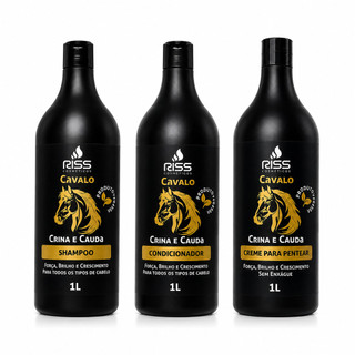 Kit Capilar Crina e Cauda Riss – 1L 3 itens