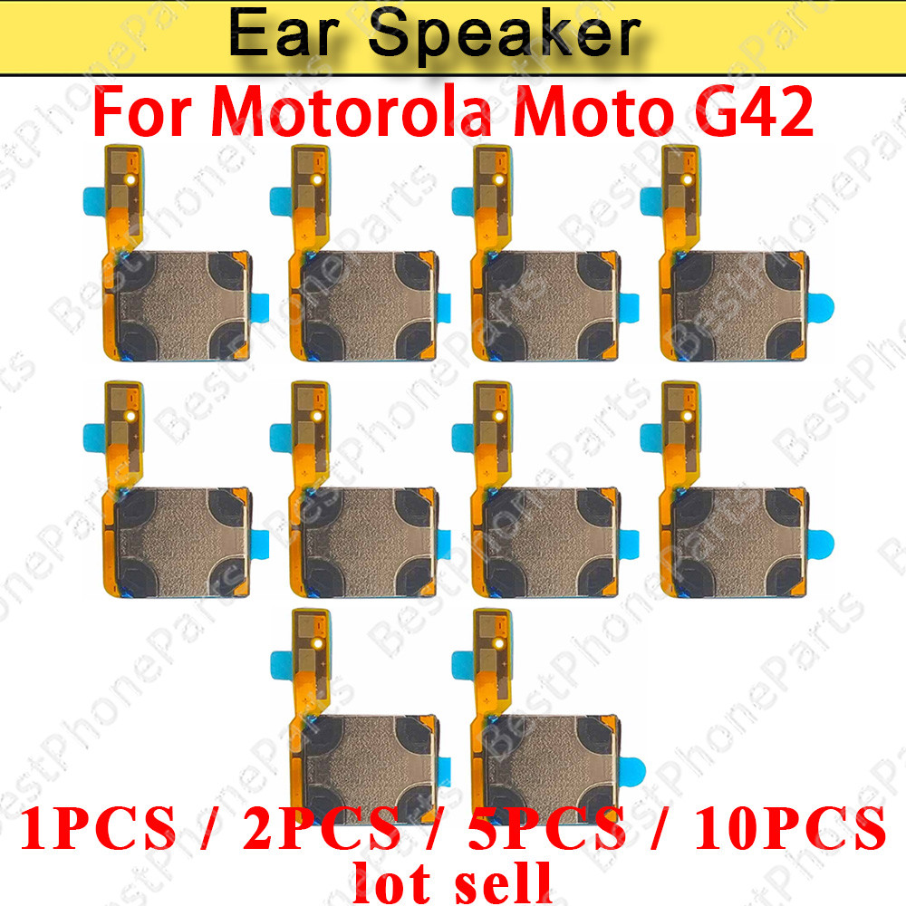 Para Motorola Moto G42 Fone De Ouvido Superior Alto-Falante Receptor Som Embutid