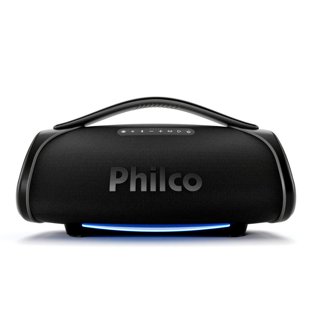 Caixa de Som Portatil Philco Boombox PBX01 Extreme Bluetooth TWS 300W - Bivolt