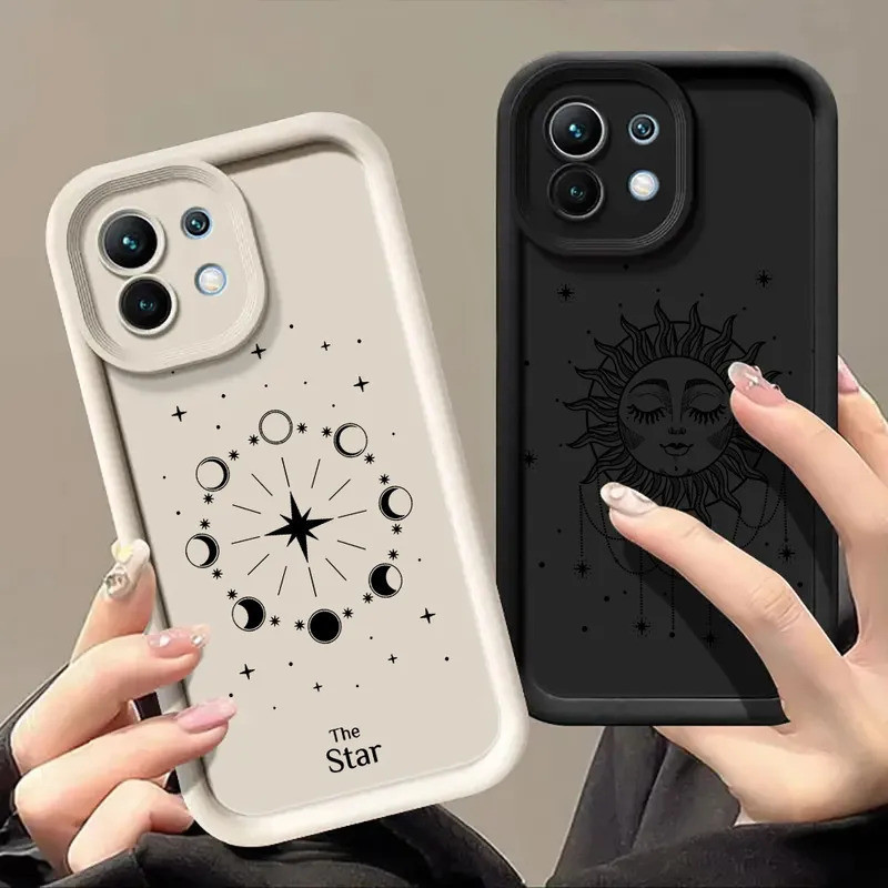 Capa Tarot The Star Sun para Xiaomi 15T 14T 13T Pro 15 Ultra 17Pro Max Poco F7 X