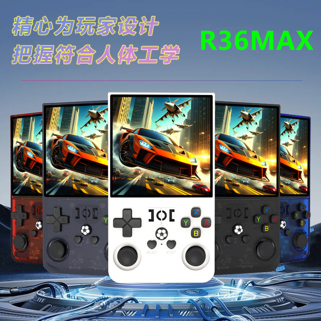 Sudeste Asiático Console de jogos de venda quente Console de jogos portátil R36MAX Open Source 13cm Console de jogos por