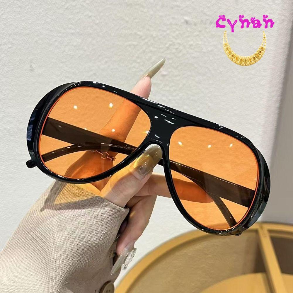 Óculos De Sol CYNAN , Proteção UV380 Para PC , Lente Retrô Vintage Com Bloqueio De Luz Azul , Uso Diário