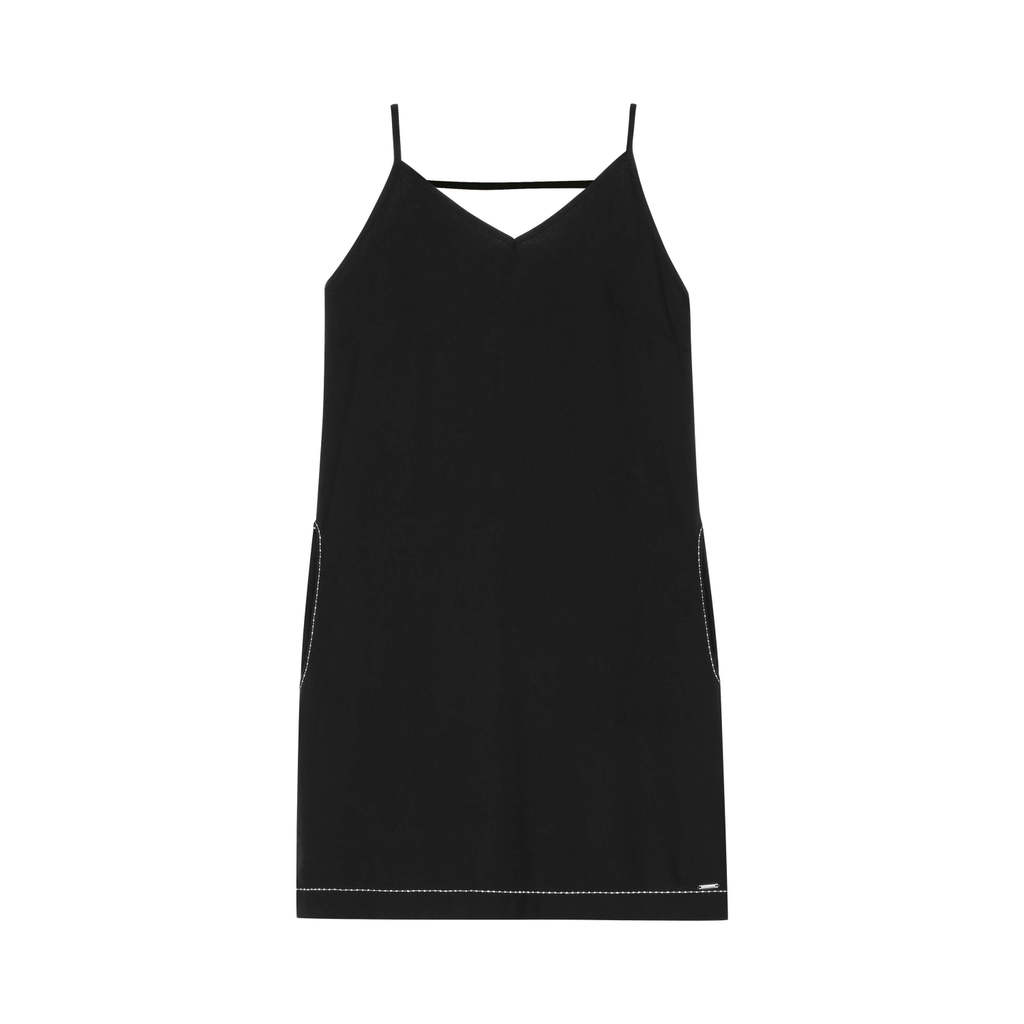 Vestido Feminino Curto Creponado Marialícia Preto