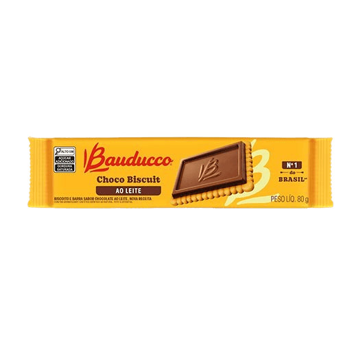 Bauducco Biscoito Choco Biscuit ao Leite 80g