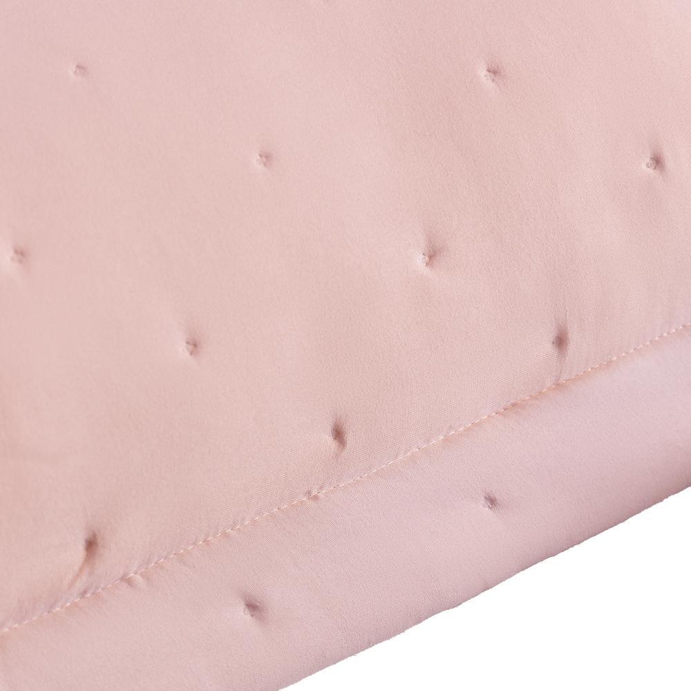 Porta Travesseiro Matelassê Hotel Saphira 50cm x 70cm Rosa — imagem 2 de 2