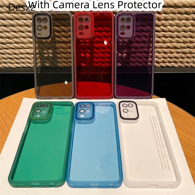 Capa Para Samsung Galaxy A54/A34/A24/A14/A04E/M04/A04/M13 4G 5G Transparente Com Protetor De Lente De Câmera À Prova De 