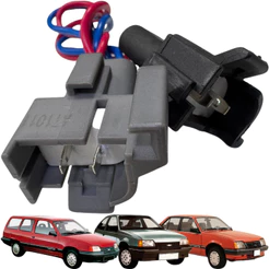 Plug Chicote Conector 4 Vias Bobina MQ para Ipanema Kadett Monza 1.8 2.0 8V EFI 1011