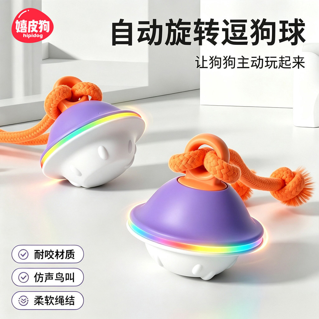 Brinquedo automático para cães, bola de provocação para animais de estimação, brinquedo elétrico, filhote de cachorro, v