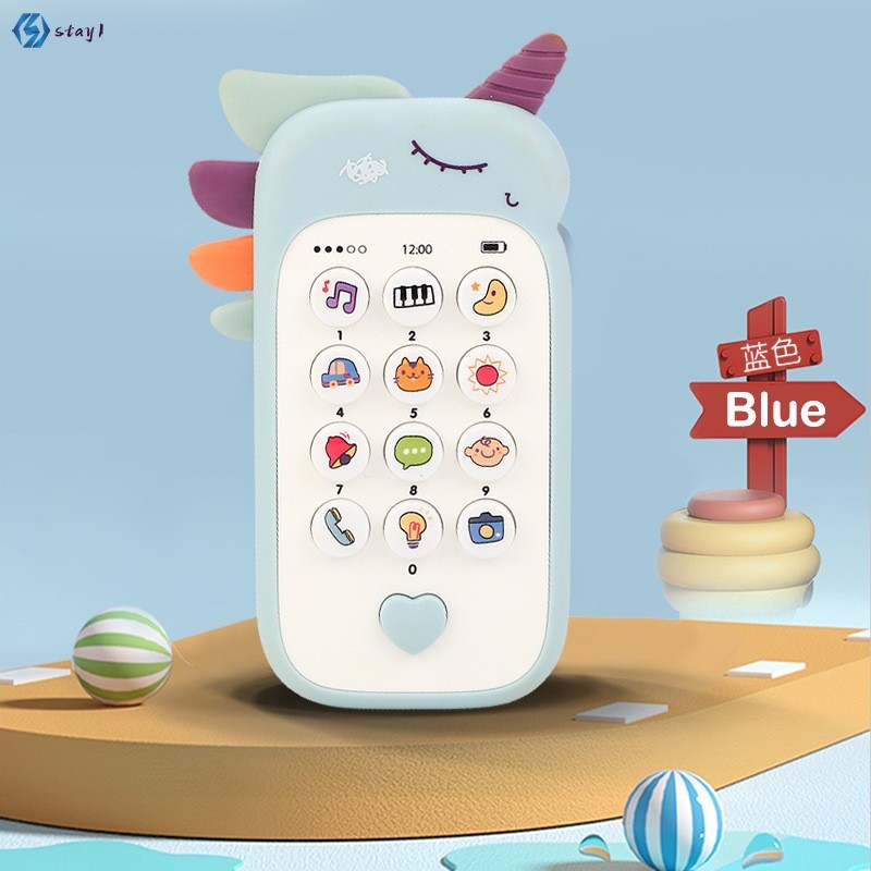 Brinquedo Para Telefone De Bebê-Máquina De Aprendizagem Educacional Precoce De Música Mordedor Crianças