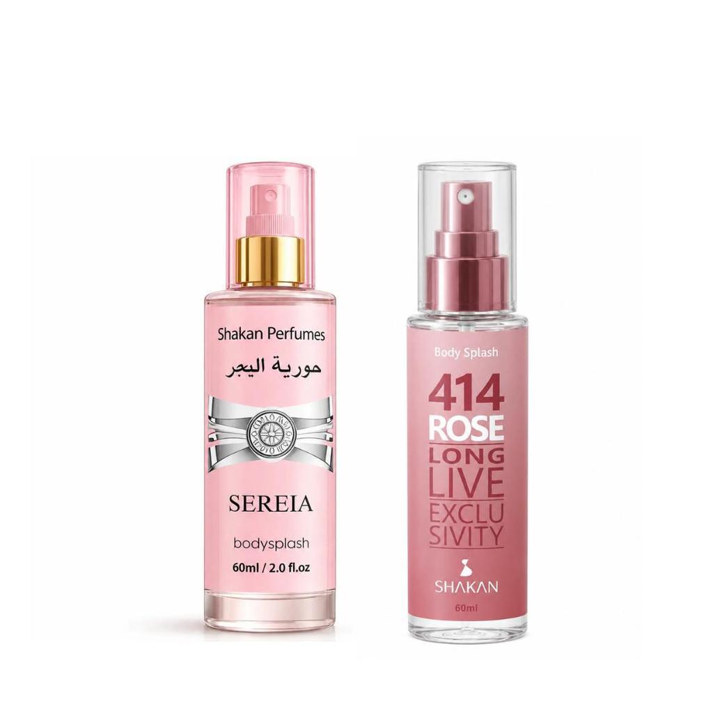 Kit Perfumaria Feminina Duo 414 Rose e Sereia